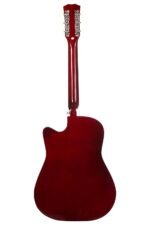 Juarez Lindenwood Acoustic Guitar Kit, JRZ38C/3TS 38 Inches Cutaway, 38C With Bag, Strings, Picks And Strap, 3TS Sunburst - Image 4