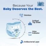 Baby Diapers Pant Style | Size - L - 60 (Pack of 1) | Odorless and Antibacterial Layer with Urine Indicator (60 Pieces) - Image 4