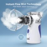 Medgears Portable Nebulizer & Humidifier for Baby & Adults | Compact, Silent, Self-Cleaning Machine with Long Battery Life | Effective for Asthma, Cough, Sinus & Allergy Relief at Home - Image 2