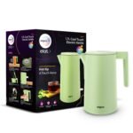 wipro ABS Elato BK211 Cool Touch Double Layer Electric Kettle, 1.7 Litres, Anti-Rust Shield, Super Fast Heating, 3X Protection-Overheating, Dry Boil & Auto Shut-Off,1200 Watts, 2 Years Warranty, Green - Image 9