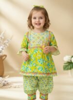 Kids Ethnic Frock & Pyjama Set | For Baby Girls - Image 2