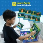 Magnetic Fun Art Puzzle - Animals|4-in-1 Travel Friendly Educational Toy with Writable Board|50 Magnetic Pieces |Birthday Gift for Boys & Girls Age 3,4,5 & 6 yrs - Image 6