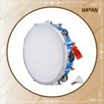 UAPAN Dafli Musical Instrument Dafli/Tambourine 10 inch Hand Percussion Musical Instrument (Blue tambourine) - Image 6