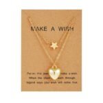 Shining Diva Fashion 5 Pcs Latest Stylish Heart Butterfly Pearl Necklace Jewellery Set for Women Pendant Necklace Gifts for Girls (16476np) - Image 9