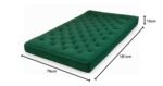 ATOOTFUSION Cotton Floor Mattress, 4 inch Thick Tufted Cushion, 72 x 30 inch, Foldable, Rollable Light Weight Cotton Mattress (Bottle Green) - Image 2