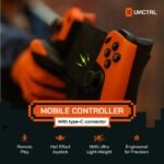UNCTRL Rage Type-C Gaming Controller for Mobile, Android, iPhone(USB-C), PC, Ultra Low Latency, Hall Effect Joysticks/Triggers, Key Mapping, Turbo, RT, Charging, RGB, PSRemotePlay & SteamLink Support - Image 2