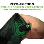 SpinBot Thumb & Finger Sleeve for Mobile Game (4 pieces), Pubg,Cod,Freefire -with Metal Carry Box-Pack of 2 Pair- Black - Image 2