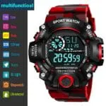 Acnos® Premium Brand - A Digital Watch Shockproof Multi-Functional Automatic 5 Color Army Strap Waterproof Digital Sports Watch for Men's Kids Watch for Boys Watch for Men Pack of 1 - Image 5