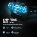 Maxpro Optira Plus 6Hp Peak BLDC Motor|18km/h Speed |16 Level Motorized Incline |Bluetooth Speaker|FitShow App |130Kg User Weight |Auto Incline Hydraulic Foldable Multifunction Treadmill for Home use - Image 4