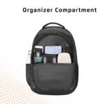 Safari Omega spacious/large laptop backpack with Raincover, college bag, travel bag for men and women, Black, 30 Litre - Image 7