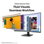 LG 32MR50C 80 cm (31.5 Inch) Full HD Curved (1920x1080) VA PC Monitor w/ 100Hz, 5ms (GtG), AMD FreeSync, D-Sub, 2xHDMI, Tilt Adjustable Anti-Glare, 3-Side Virtually Borderless Design, NTSC 72% (Black) - Image 6