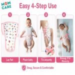 MOM CARE Nappies for New Born Baby | Soft Cotton Langot | Reusable Cloth Nappy Pack of 6 | Adjustable Tie Style | Double Layer Padded Design | XS White - Image 9