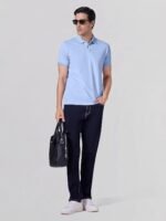 XYXX Accent Men's Solid Cotton Polo T Shirt | Collar Tshirts | Half Sleeves | Solid-Slim Fit - Image 6