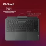Lenovo Original Tab P12 Keyboard Detachable,3-Point Pogo-Pin Connectors Wireless Keyboard with Trackpad/Touchpad Tablet(Ultra-Thin,Productivity Enabling Hot Keys(Suitable for Tab P12,Zg38C05230)),Grey - Image 2