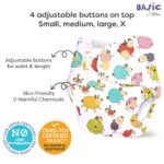 Superbottoms Basic Leakage-proof advanced cloth diapers for babies, High Absorbent 100% cotton 7 reusable diaper and 7 insert pad Combo Pack washable cloth diaper 3M -3Years Adjustable, Reduces Rash - Image 7