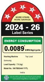 Samsung 7 kg, 5 Star, Eco Bubble Technology, Digital Inverter Motor, Soft Closing Door, Fully-Automatic Top Load Washing Machine (WA70BG4441YYTL, Lavender Gray) - Image 11