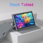 HOTTABLET Tablet 7 Inch Android 14.0 with Protective Case, 8GB (4+4GB Expand) RAM+32GB ROM, IPS Screen, Dual Camera, Bluetooth 5.0 WiFi Tab (Gray) - Image 2