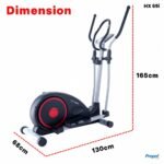 Propel HX 69i Silent Elliptical Cross Trainer for Home | 7 Kg Flywheel | 16" Extended Natural Stride | 8-Level Magnetic Resistance | 120 Kg Capacity | LCD Display | Pulse Sensors | Anti-Slip Pedals - Image 8