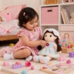 Soft Plush Doll for Kids 42 cm | Cute Rag Doll with Braided Hair & Cap | Washable Stuffed Toy for Girls & Boys | Birthday Gift for Kids (Multicolor) (Multicolor) - Image 5