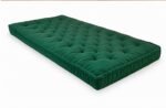 ATOOTFUSION Cotton Floor Mattress, 4 inch Thick Tufted Cushion, 72 x 30 inch, Foldable, Rollable Light Weight Cotton Mattress (Bottle Green) - Image 6