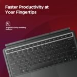 Lenovo Original Tab P12 Keyboard Detachable,3-Point Pogo-Pin Connectors Wireless Keyboard with Trackpad/Touchpad Tablet(Ultra-Thin,Productivity Enabling Hot Keys(Suitable for Tab P12,Zg38C05230)),Grey - Image 5