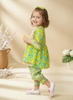 Kids Ethnic Frock & Pyjama Set | For Baby Girls - Image 3