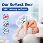 Bumtum Baby Diaper Pants, XXL Size, 52 Count, Double Layer Leakage Protection Infused With Aloe Vera, Cottony Soft High Absorb Technology - Image 6