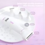 Medgears 5-in-1 Women’s Electric Grooming Trimmer – Precision Facial Hair Remover for Face, Eyebrow, Upper Lip, Bikini & Body | Rechargeable | Painless & Safe - Image 9