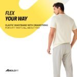 Boldfit Track Pants for Men Lightweight Gym Lower & Night Pant Mens Cotton Blend Trackpant for Running Sports Lower Man Style Comfortable Black Track Pants Joggers - Image 4