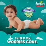 Pampers Happy Sleep Pant Style Baby Diapers, Small (S), 60 Count, 1 Pampers = 1 Night Sleep, with Anti Rash Shield, 4-8 Kg Diapers - Image 4