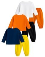 Kuchipoo Boys Regular Fit Cotton T-Shirts and Pyjamas Clothing Set-Pack of 3 - Image 2