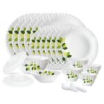 Larah by Borosil 35 Pieces Opalware Dinner Set for Family of 6 - Image 2