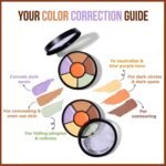 INSIGHT Pro Concealer Palette - Shade Corrector | Makeup Wheel for Face | Satin–Matte Finish | 3-in-1 Conceal, Contour & Correct | Waterproof | Full Coverage | 15gm - Image 3