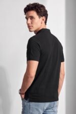 Allen Solly Men’s Polo T‑Shirt | Comfortable Rich Cotton Blend, Band Collar, Regular Fit | Stylish & Premium All Day Wear - Image 4