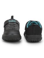 Liberty Lucy & Luke Black & Grey Casual Shoes for Kids - Knit-Mesh Slip-On - Image 9