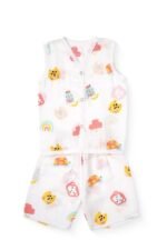 New Born Baby Boy's & Baby Girls Muslin cord set Clothing Top and Aop Shorts Set(Multicolored), (Pack of 5) - Image 2