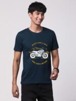ADRO Men's Royal Bike Design Printed 100% Cotton T-Shirt - Regular Fit, Printed T-Shirts for Men - Image 5
