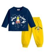 Kuchipoo Boys Regular Fit Cotton T-Shirts and Pyjamas Clothing Set-Pack of 3 - Image 4