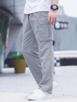 Lymio Cargo for Men | Cotton Cargo Pant | Drawstring Waist Pant (Also Available in Plus Sizes) (01-04) - Image 2