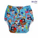 Superbottoms Basic Leakage-proof advanced cloth diapers for babies, High Absorbent 100% cotton 7 reusable diaper and 7 insert pad Combo Pack washable cloth diaper 3M -3Years Adjustable, Reduces Rash - Image 8