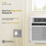 Oakter 0.5 Ton Inverter Studio AC 5000 (2026 Model) 3 Star | 6 Amp Plug | Low Power Consumption | 50°C Cooling | Surge Protection | Anti-Dust Filter | Ideal for 75 sq.ft Rooms - Image 3