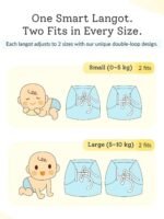 superbottoms Premium DryFeel Baby Langot 0-6 months l 100% Cotton Modern Baby Nappy l Mess-free Langot with Gentle Elastics l Super DryFeel Top Layer l Diaper-free Time Essential | 3 Pack - Image 6