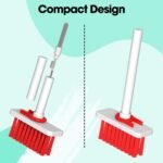 Sounce 5-in-1 Multi-Function Laptop Cleaning Brush/Keyboard Cleaning kit/Gadget Cleaning kit Gap Duster Key-Cap Puller for Laptop, Keyboard and Earphones - Image 2