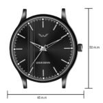 LOUIS DEVIN Silicone Strap Analog Wrist Watch for Men (Black/Blue/Red) | LD-BK054 - Image 6