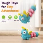 Dancing Caterpillar Wind-Up Toy – Educational Crawling Toy for Toddlers & Babies | Motor Skill & Color Development | Pack of 1 - Image 5