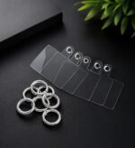 NEOBABY Transparent Phone Case Charm Holder Tags with Metal Spring Rings | Clear Acrylic DIY Charm Loop for Mobile Cover, Phone Charms, Keychains & Personalized Accessories - Image 2