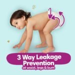 Pampers Active Baby Taped Diapers, Medium size diapers, (6-11kg) 90 count,taped style custom fit - Image 3