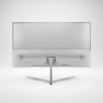 FRONTECH (54.61cm, LED, FHD 1920x1080,100Hz, White, 3500R Curved, Bezel Less Design, HDMI & VGA Ports Monitor (MON-0079C) - Image 3