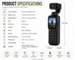 AUSHA 4K Smart Vlog Camera with 330° AI Face Tracking - Image 8