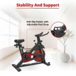PowerMax Fitness BS-151 Spin Bike Exercise Cycle with 10KG flywheel, Max user wt. 130kg for maxpro home workout, 2-way adjustable seat, Knob braking, iphone holder, 1 Year Manufacturer Warranty - Image 7